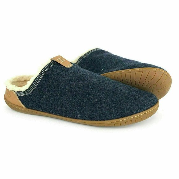Timberland Mens Torrez Scuff Navy Wool Faux fur Slippers loafers A1SVQ SIZE : 7 main image 4